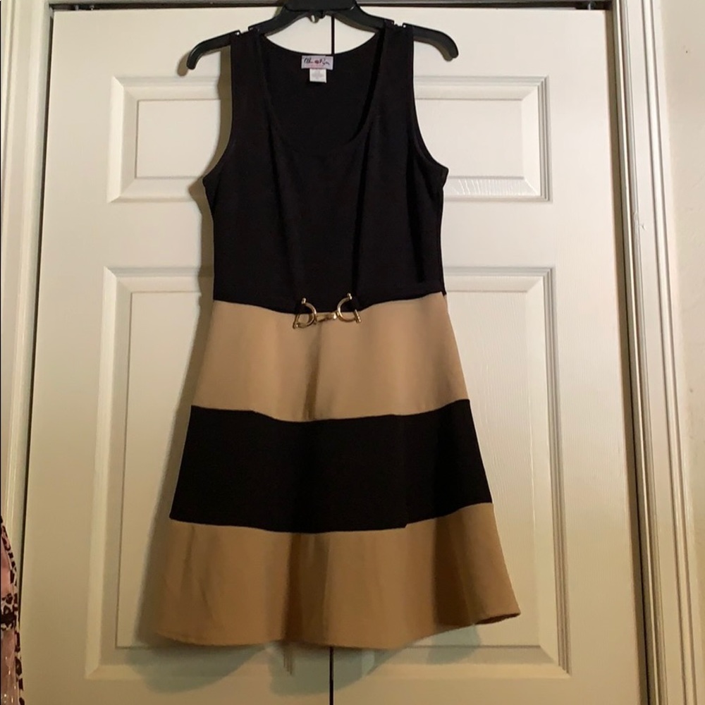 Black and Tan dress